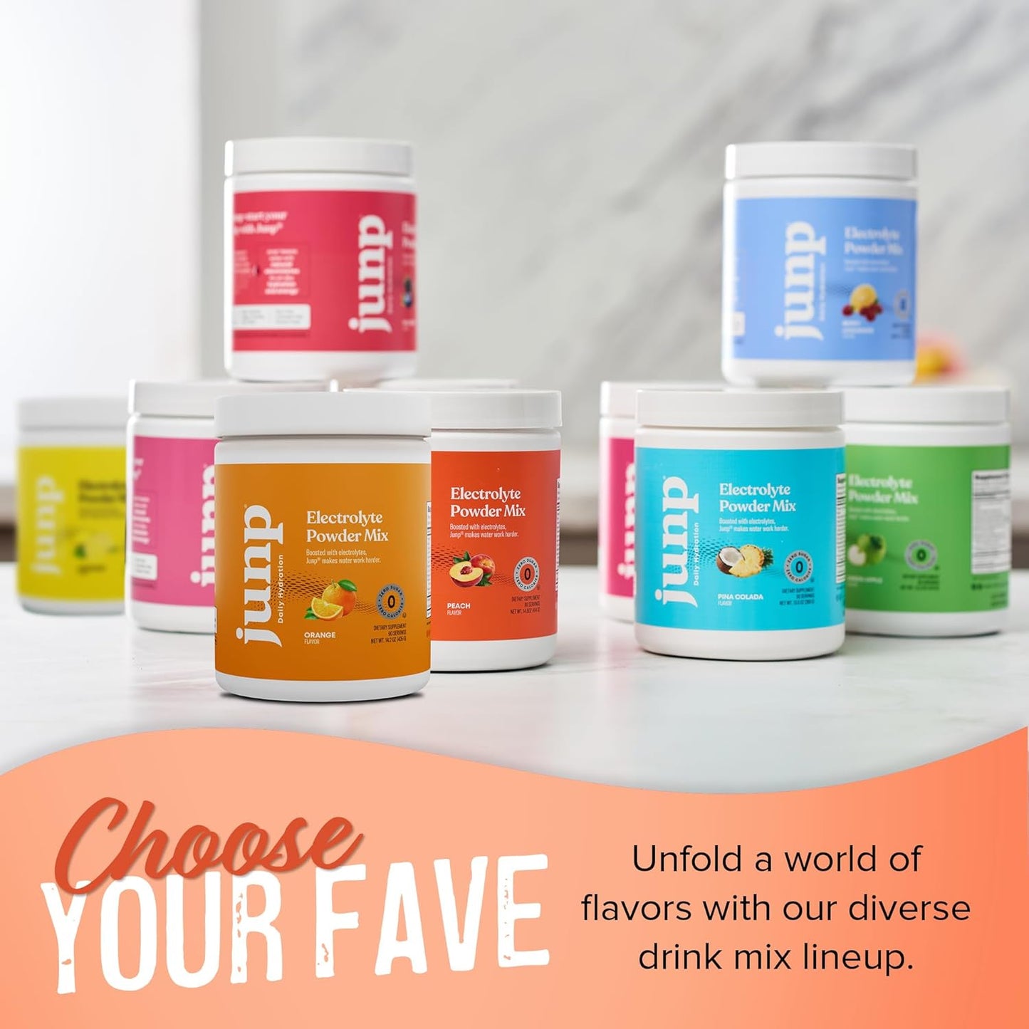 Orchard Fresh Juicy Peach Keto Electrolyte Powder with Zero Sugar & Carbs, Potassium & Salt Hydration Mix - 90 Servings