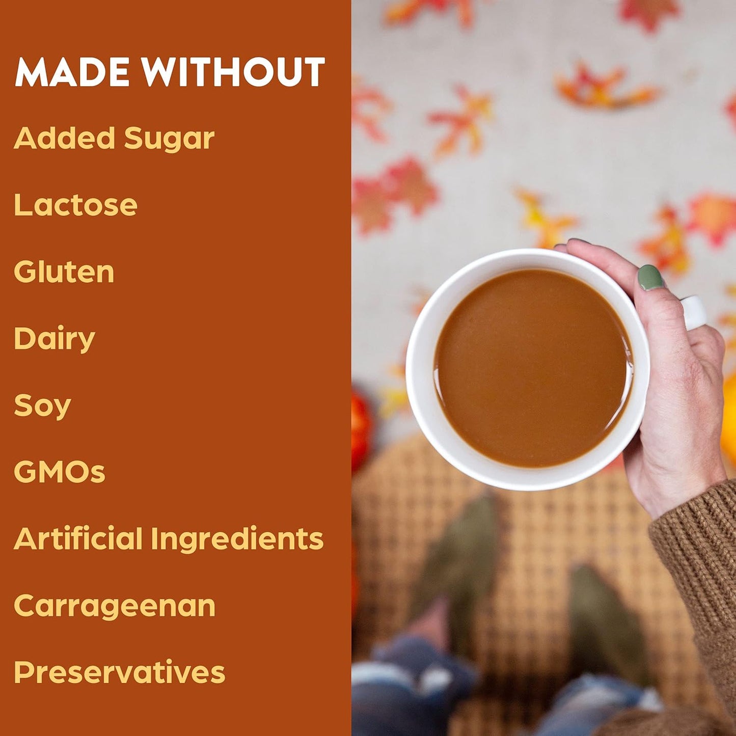 Orgain Organic Vegan Pumpkin Spice Protein Powder - 21g Plant Protein, 5g Fiber, No Lactose, No Added Sugar, Non-GMO - 1.02 lb