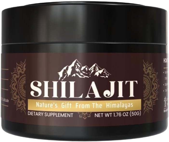 Organic 100% Himalayan Shilajit Soft Resin - Extremely Potent Fulvic Acid - 1.76 oz.
