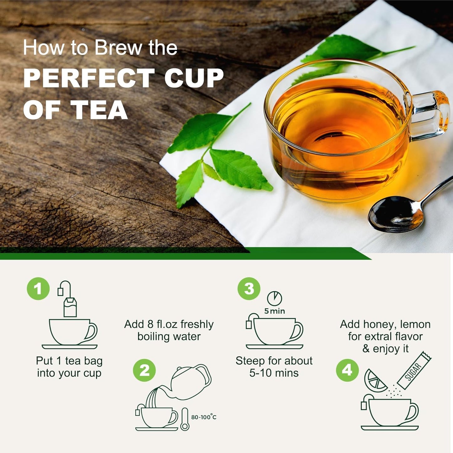 Organic 14 Day Colon Cleanse Tea for Body Detox & Digestive Health - Herbal Blend for Gentle Gut Cleanse - Caffeine Free