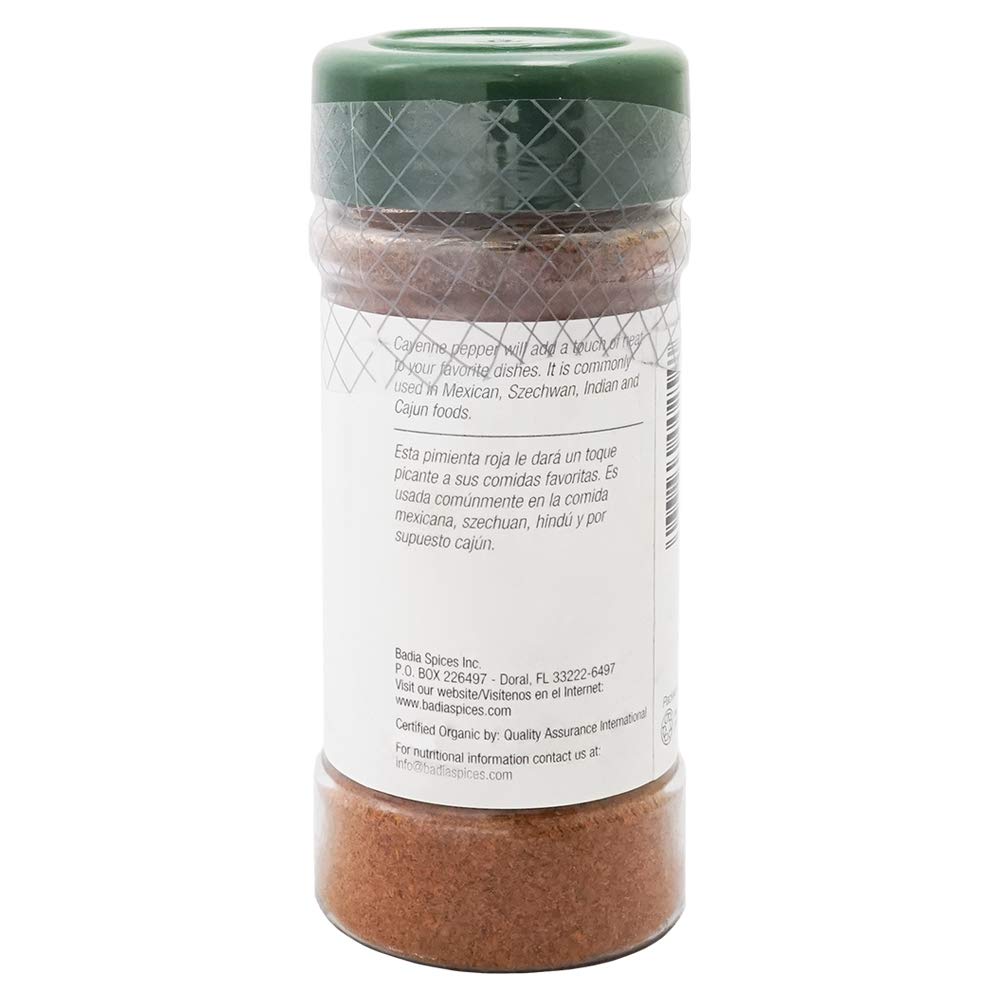 Organic 1.75 oz Badia Cayenne Pepper Powder - Premium Quality Spices