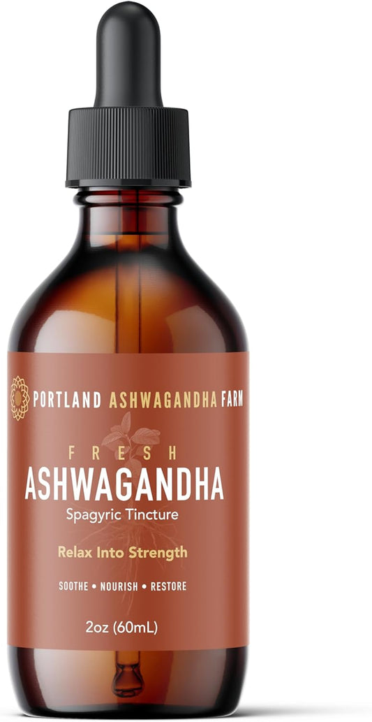 Organic 2oz Ashwagandha Spagyric Tincture for Ultimate Freshness
