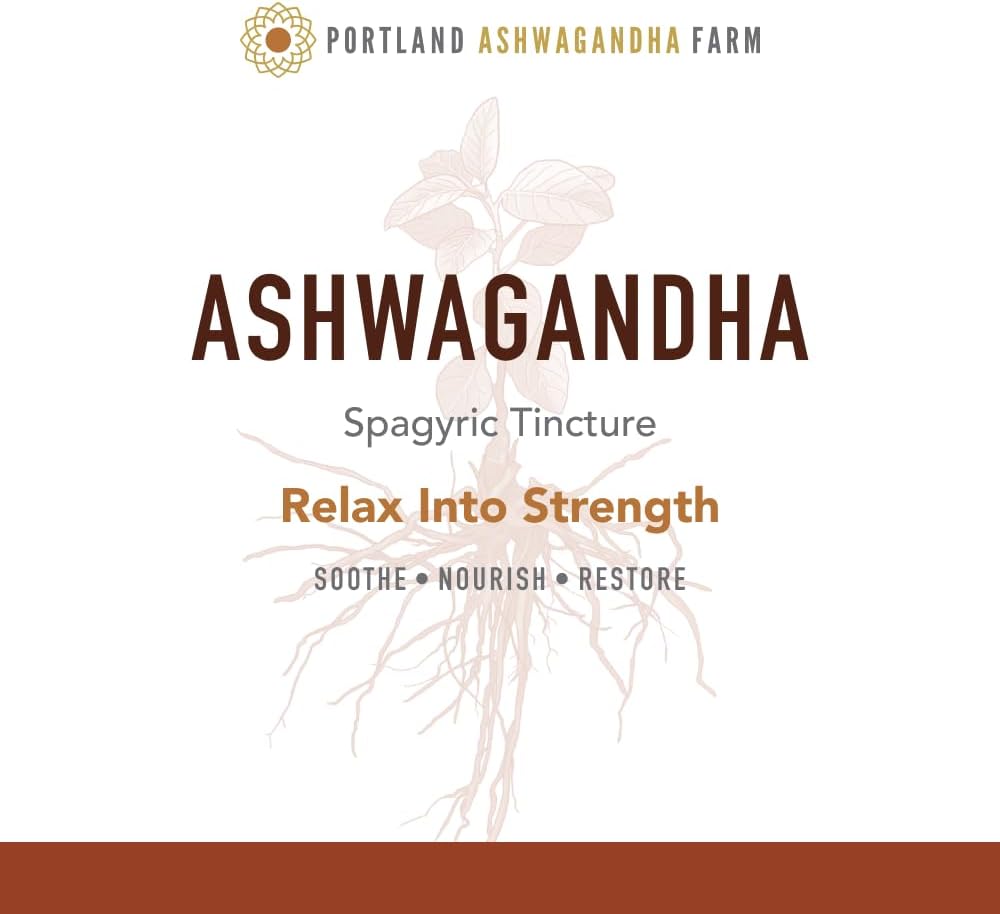 Organic 2oz Ashwagandha Spagyric Tincture for Ultimate Freshness