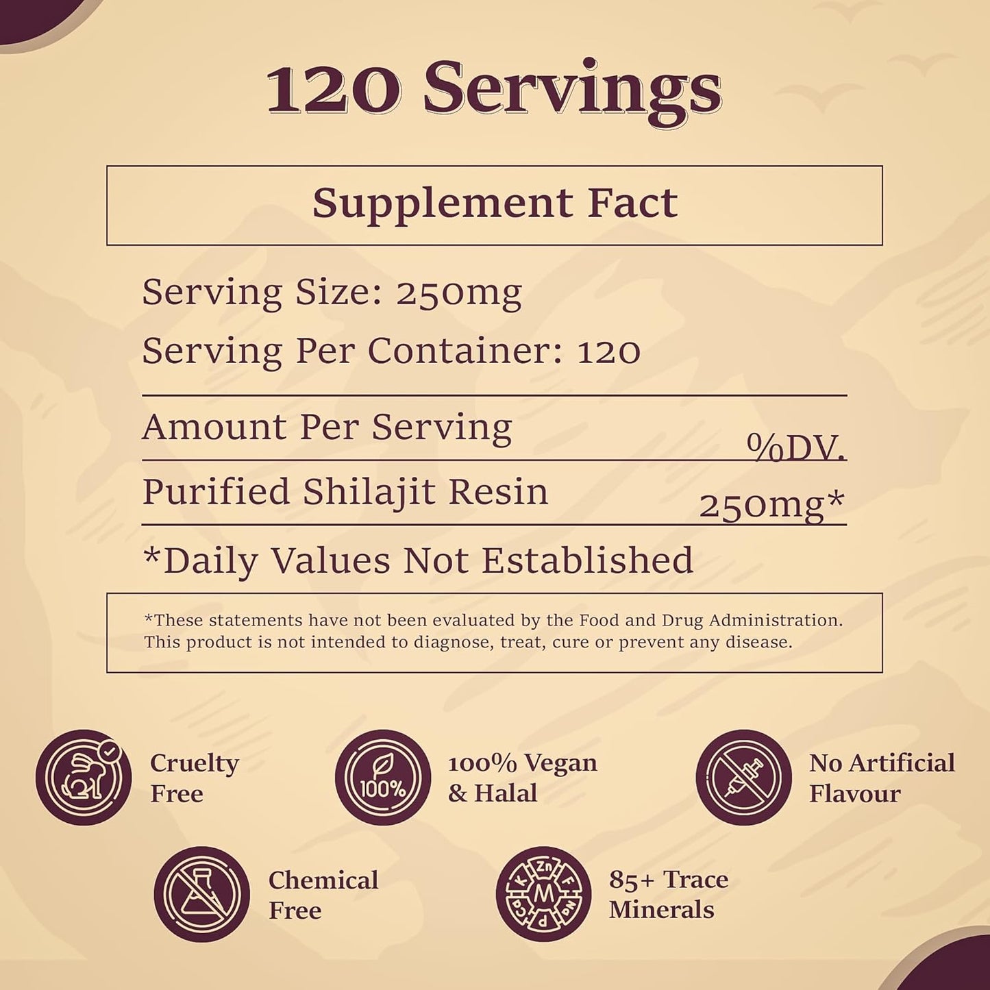 Organic 30g Himalayan Shilajit Resin - 120 Servings, 75%+ Fulvic Acid & 85+ Trace Minerals for Energy & Immune Support - Men and Women