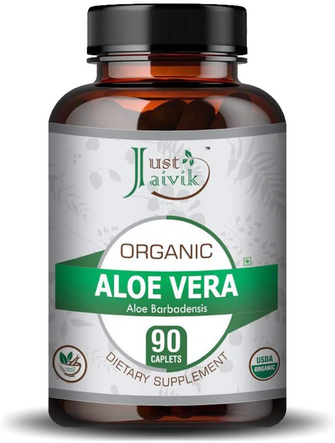 Organic Aloe Vera Tablets - 750 mg Dietary Supplement (90 Tablets) - Wellness and Rejuvenation Support - BoostGo Australia