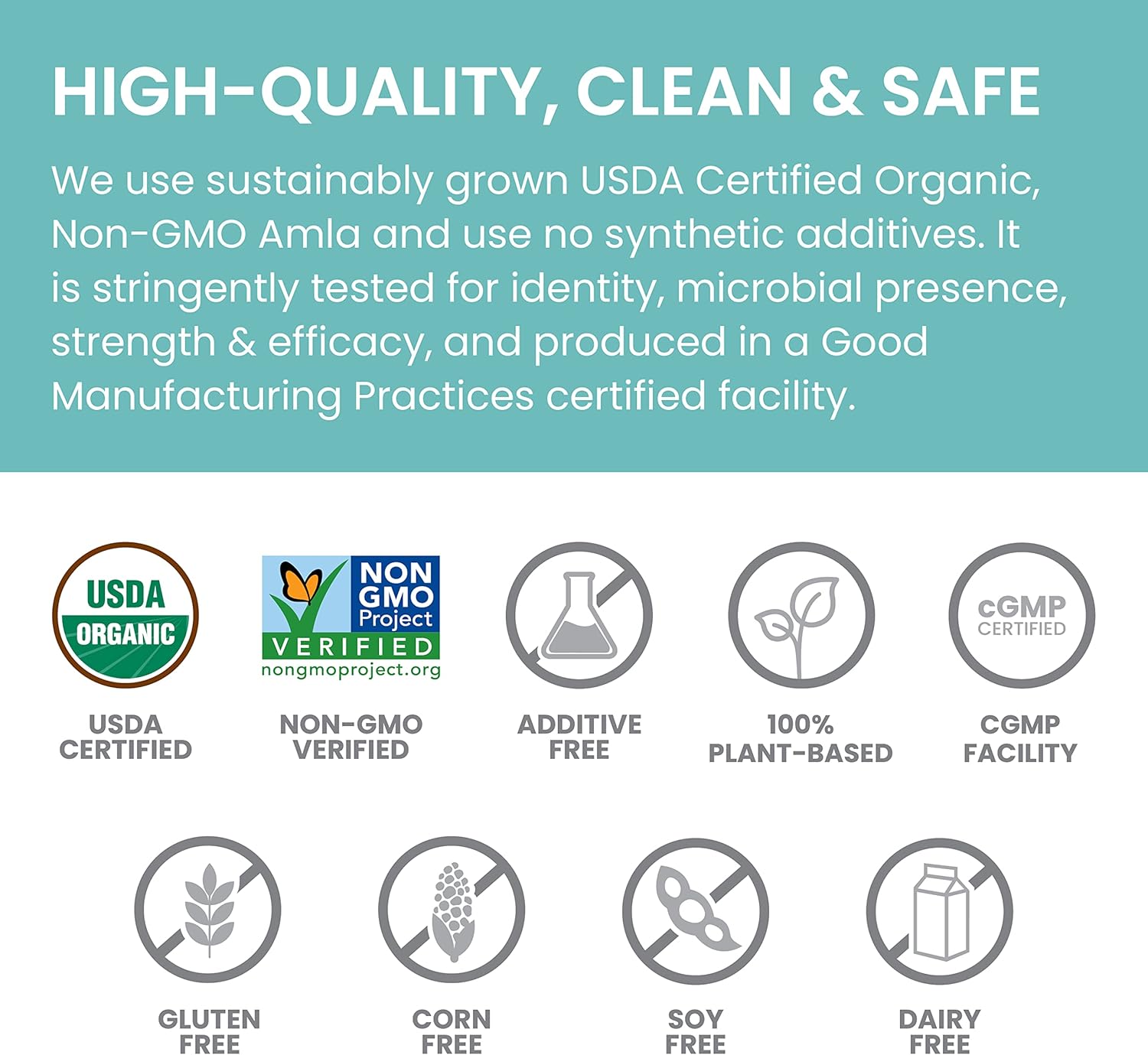 Organic Amla Caplets for Immune Support & Cellular Defense - 120 Caplets, 600 mg - 2 Month Supply - BoostGo Australia