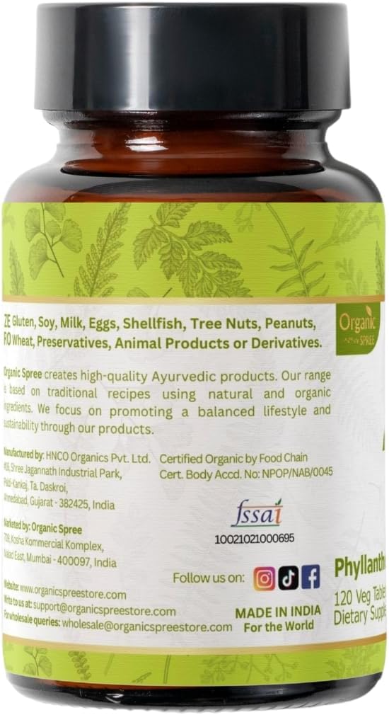 Organic Amla Tablets - Rich in Vitamin C & Antioxidants - Vegan & USDA Certified - Pack of 360 Tablets