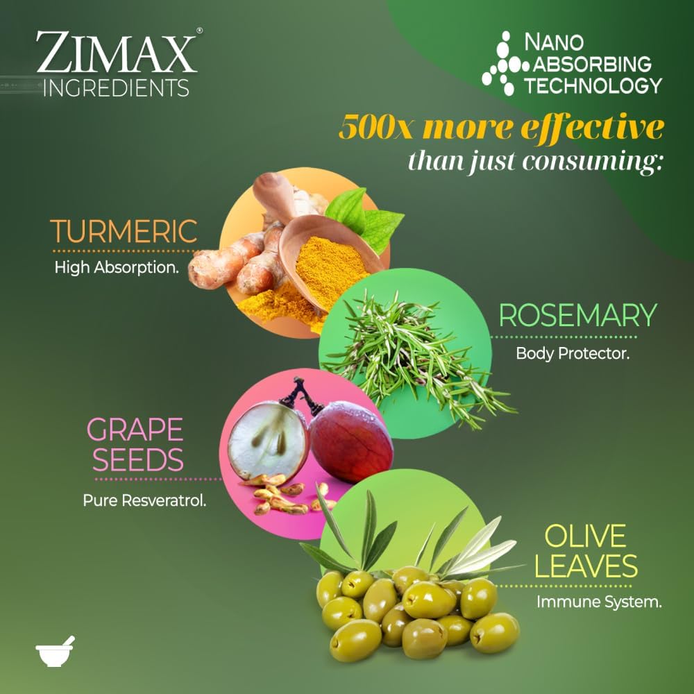 Organic Antioxidant Blend with Curcumin, Rosemary Extract, and Grape Seed Extract - High Absorption Formula - 90g Canister - 100% Natural