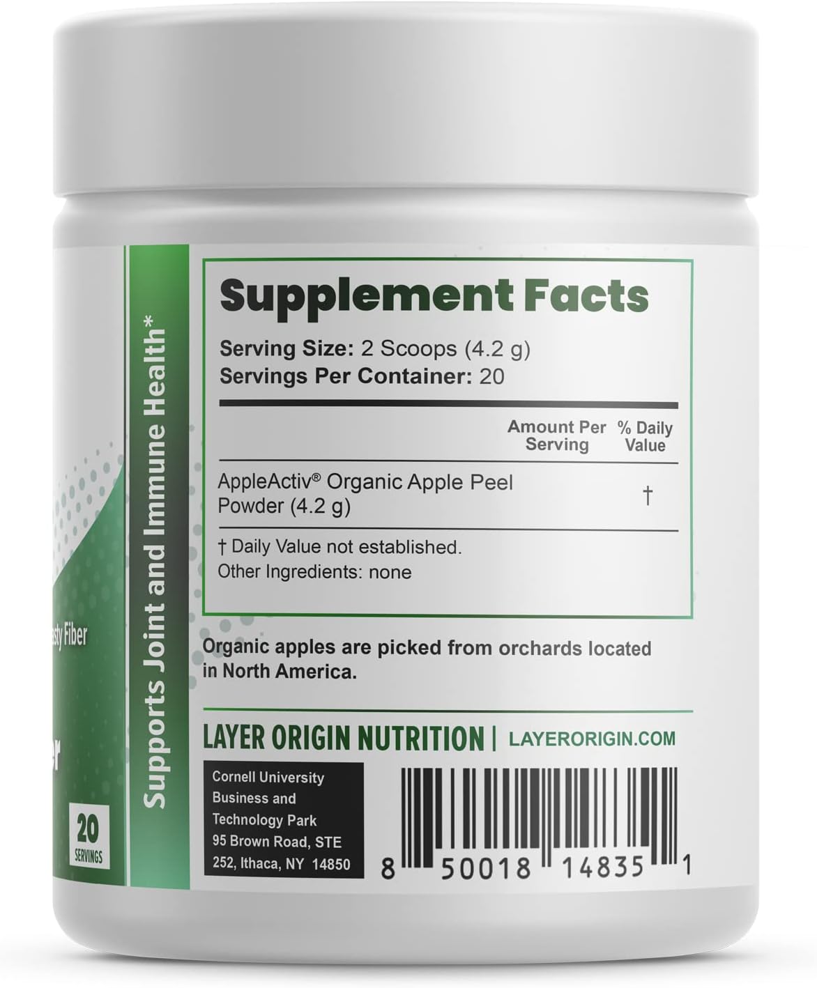 Organic Apple Peel Powder Enhances Akkermansia and Bifidobacteria Growth