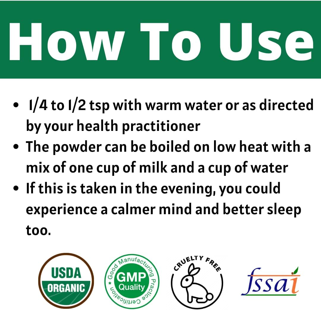 Organic Arjuna Bark Powder for Heart Health | Terminalia Arjuna Powder | Ayurvedic Supplement (16 oz)