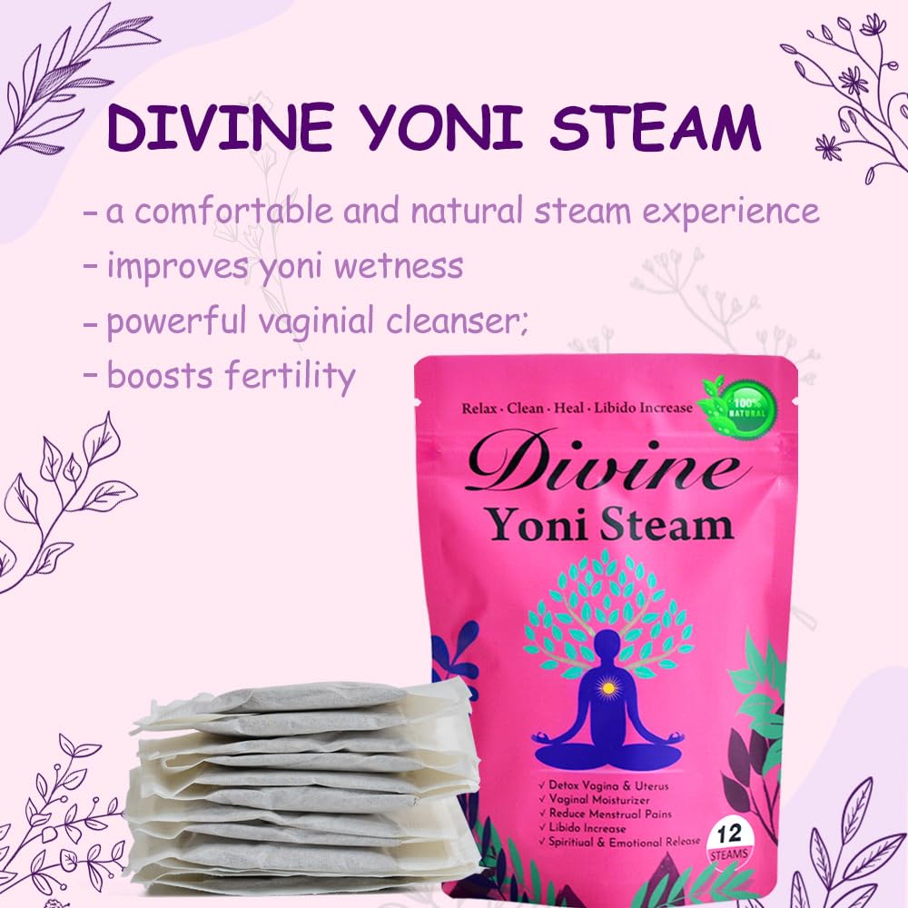 Organic Aromlife Hiherbs Yoni Steaming Herbs 2-Pack for Vaginal Cleansing, Tightening, Fibroid, and pH Balance - 12 Bags - BoostGo Australia