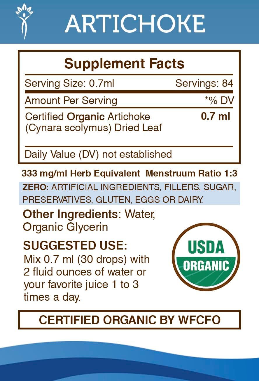 Organic Artichoke and Star Anise Capsules - USDA Certified, Alcohol-Free (2 oz Leaf, 1000 mg Seed, 60 Caps) by Secrets of the Tribe