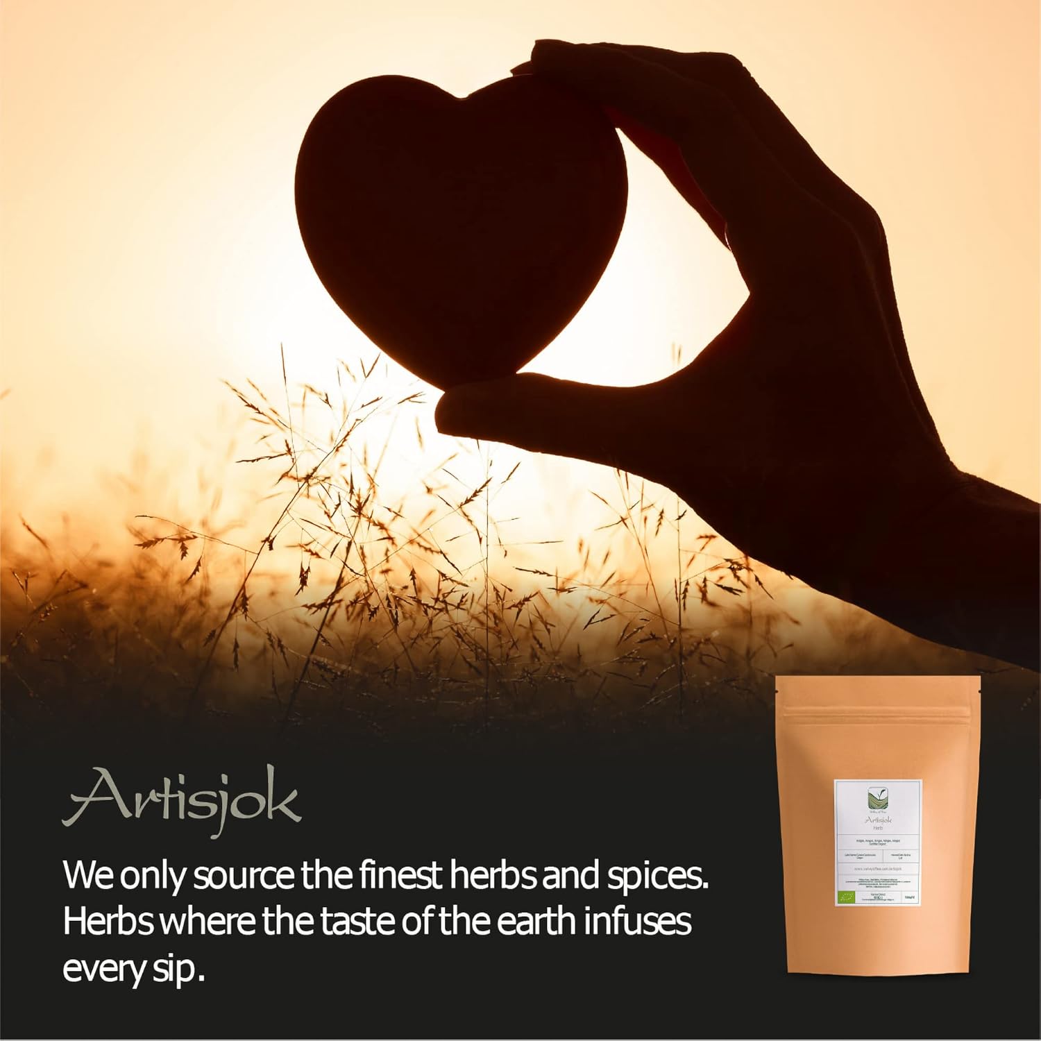 Organic Artichoke Leaf Herb from the Valley of Tea - Ideal for Cooking or Herbal Tea - Cynara Scolymus