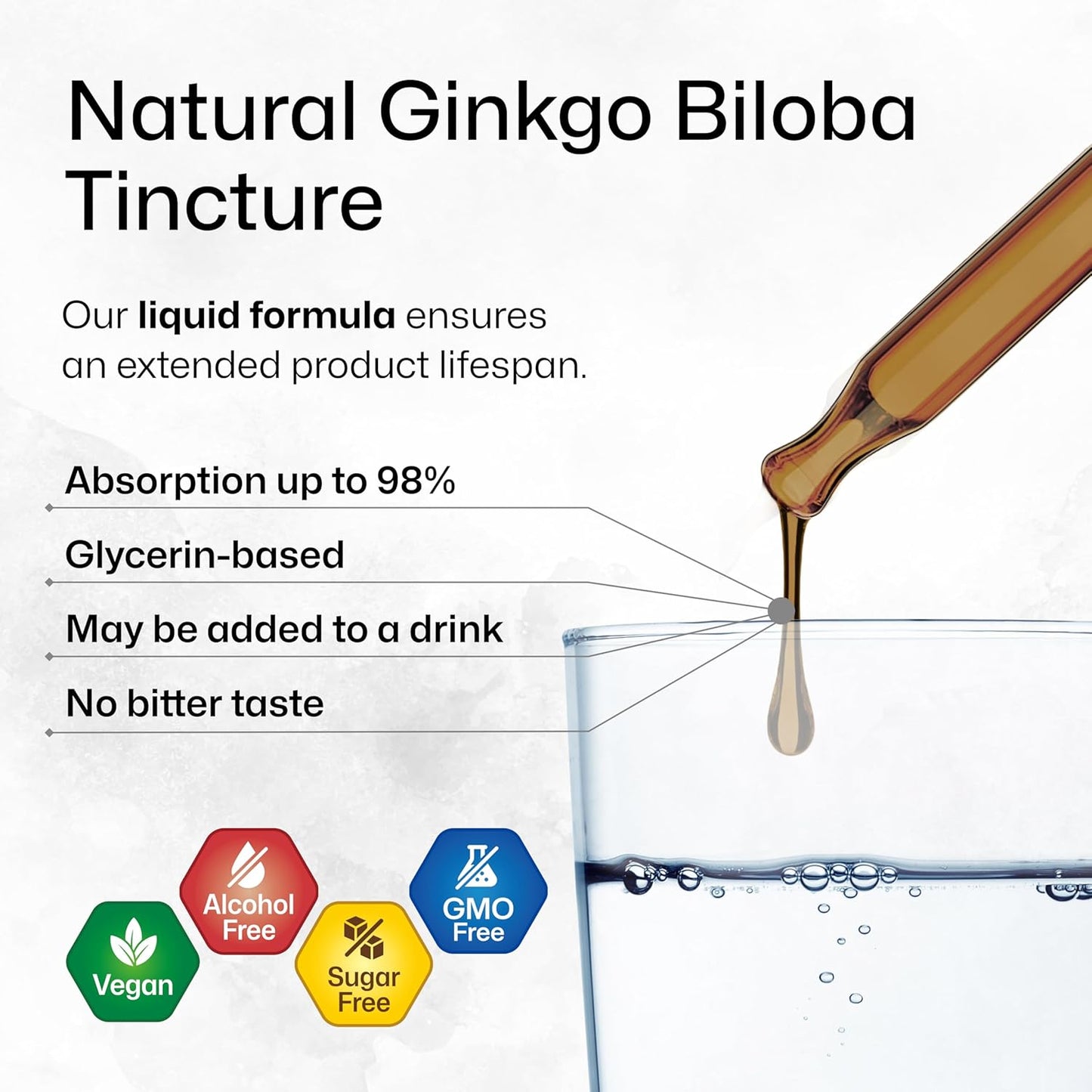 Organic Ashwagandha and Ginkgo Biloba Tinctures Bundle - 4 Fl. Oz. Each