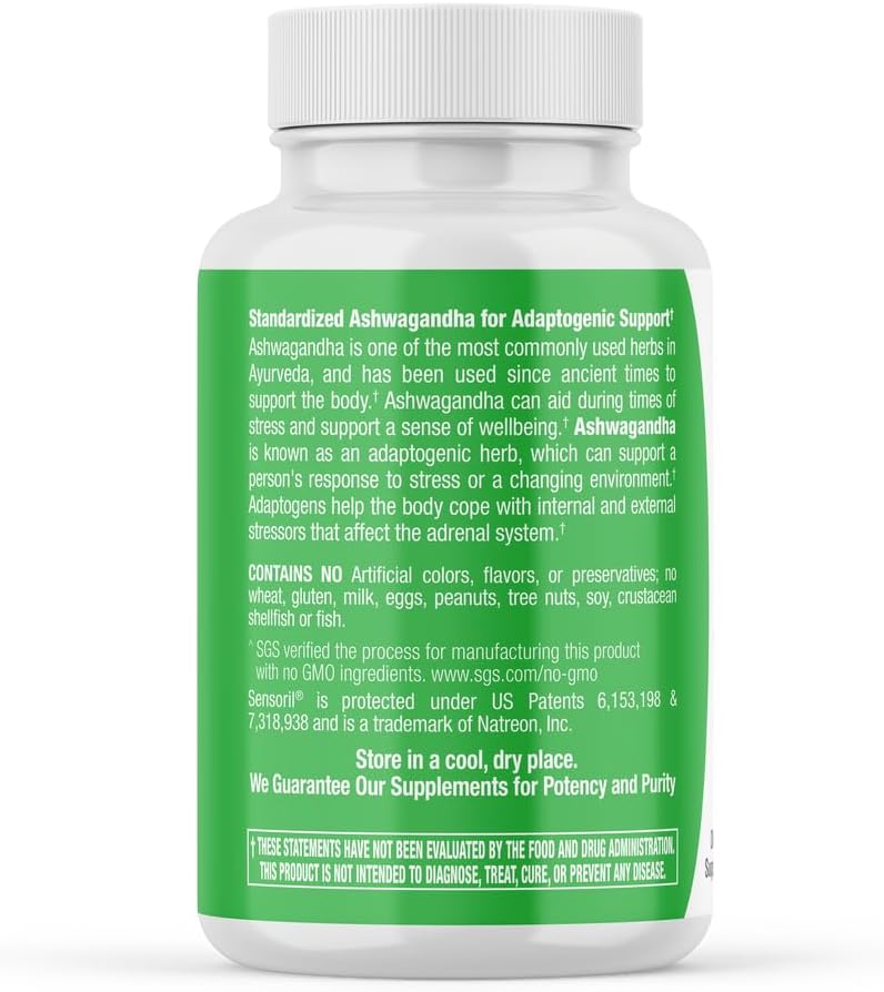 Organic Ashwagandha by Nutressa - Natural Stress Relief and Energy Booster