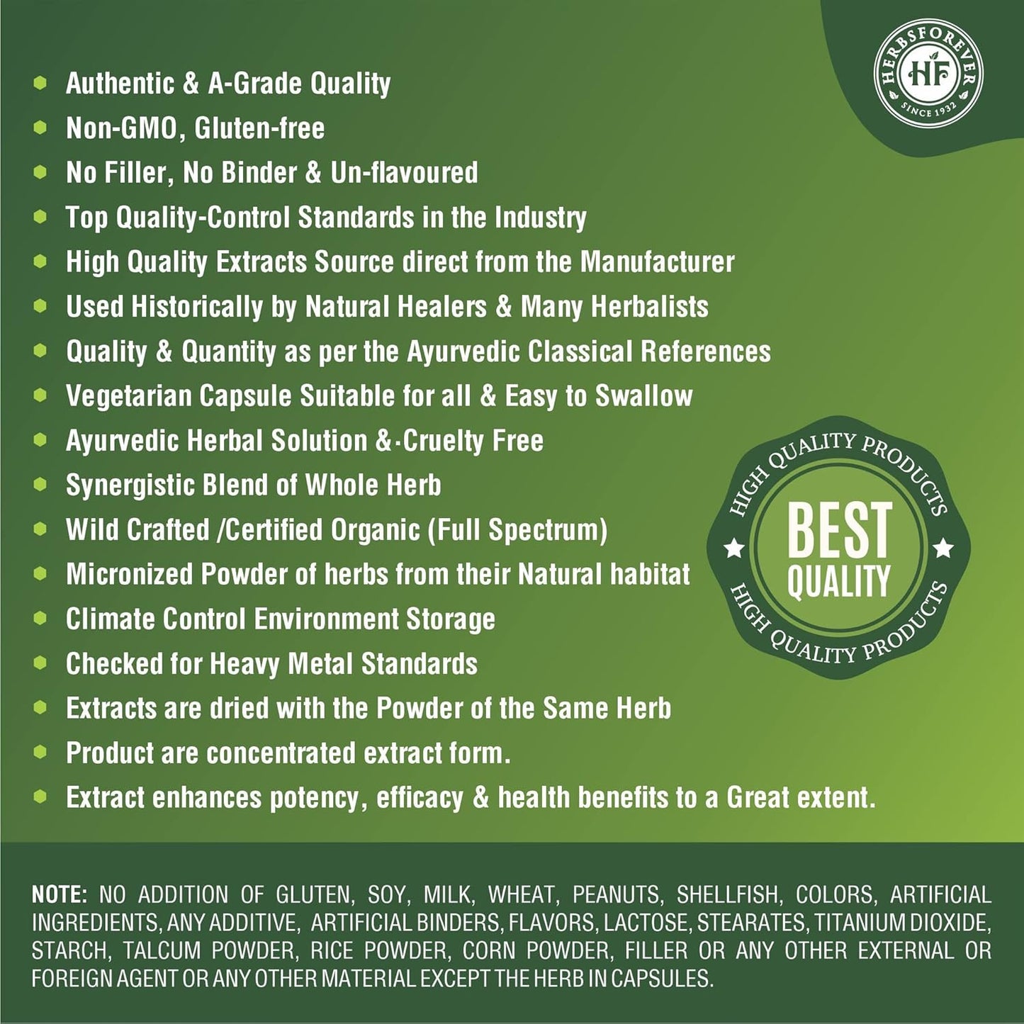 Organic Ashwagandha Capsules 800mg - Boost Energy & Performance - 60 Vegetarian Capsules - Withannolides & Alkaloids - Herbsforever