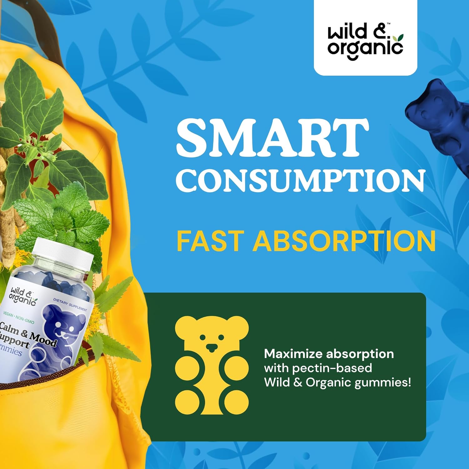 Organic Ashwagandha Gummies for Mood Enhancement and Relaxation