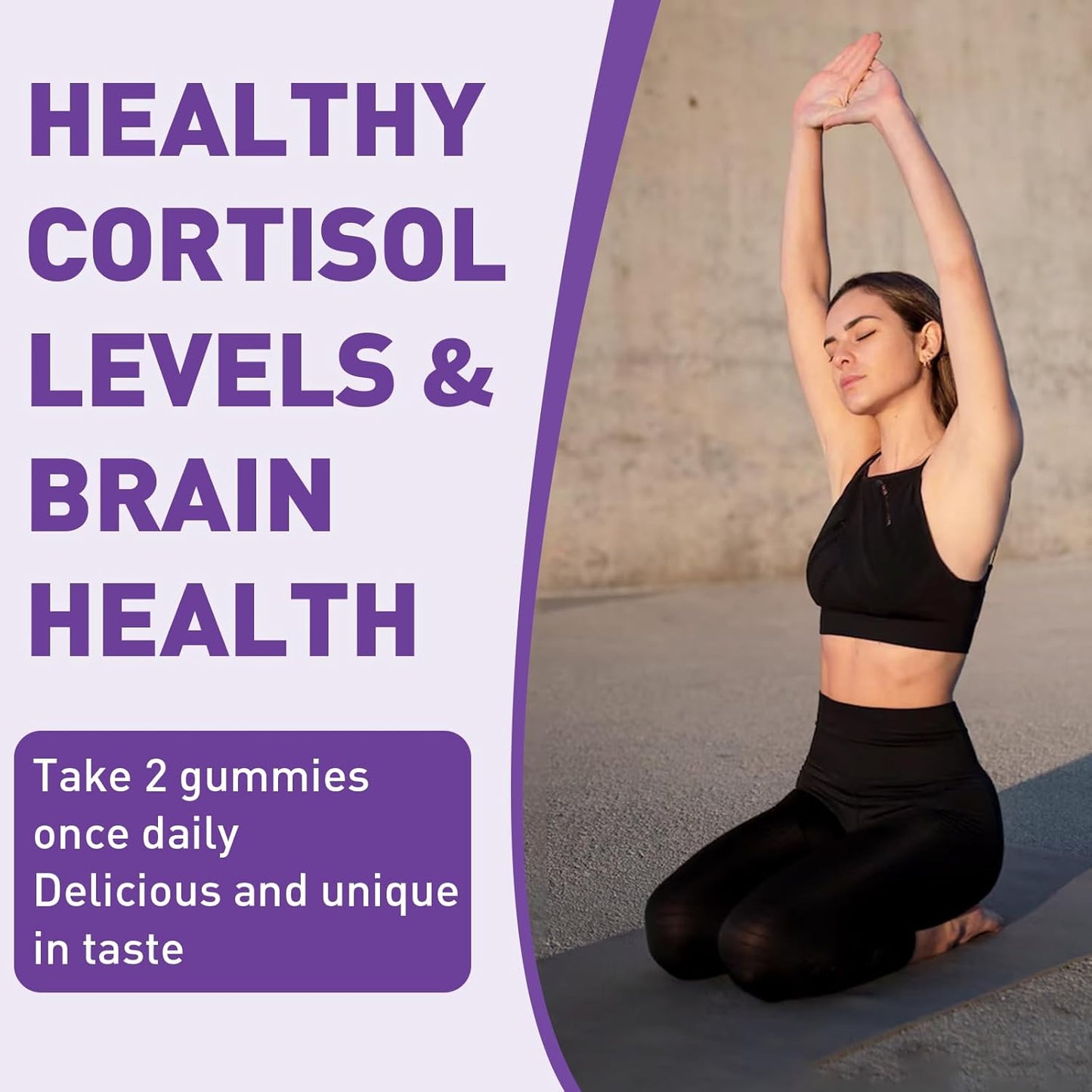 Organic Ashwagandha & Lion's Mane Gummies for Adults - Berry Flavor, Cognitive & Immune Support - 180 Mushroom Gummies