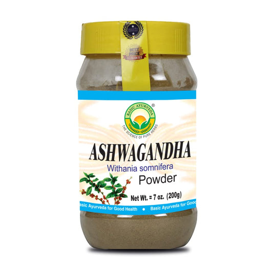 Organic Ashwagandha Powder | Indian Ginseng Root Extract | Energy, Focus, Mood Support | Ayurvedic Herbal Supplement 7.05 Oz