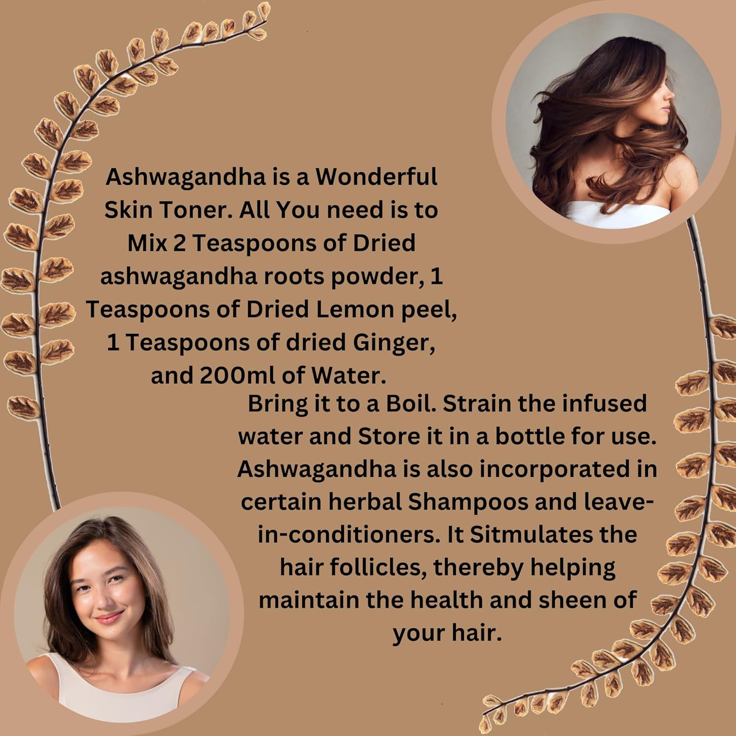 Organic Ashwagandha Root Powder - Ayurvedic Herbal Supplement for Support and Strength - 5.3 oz.