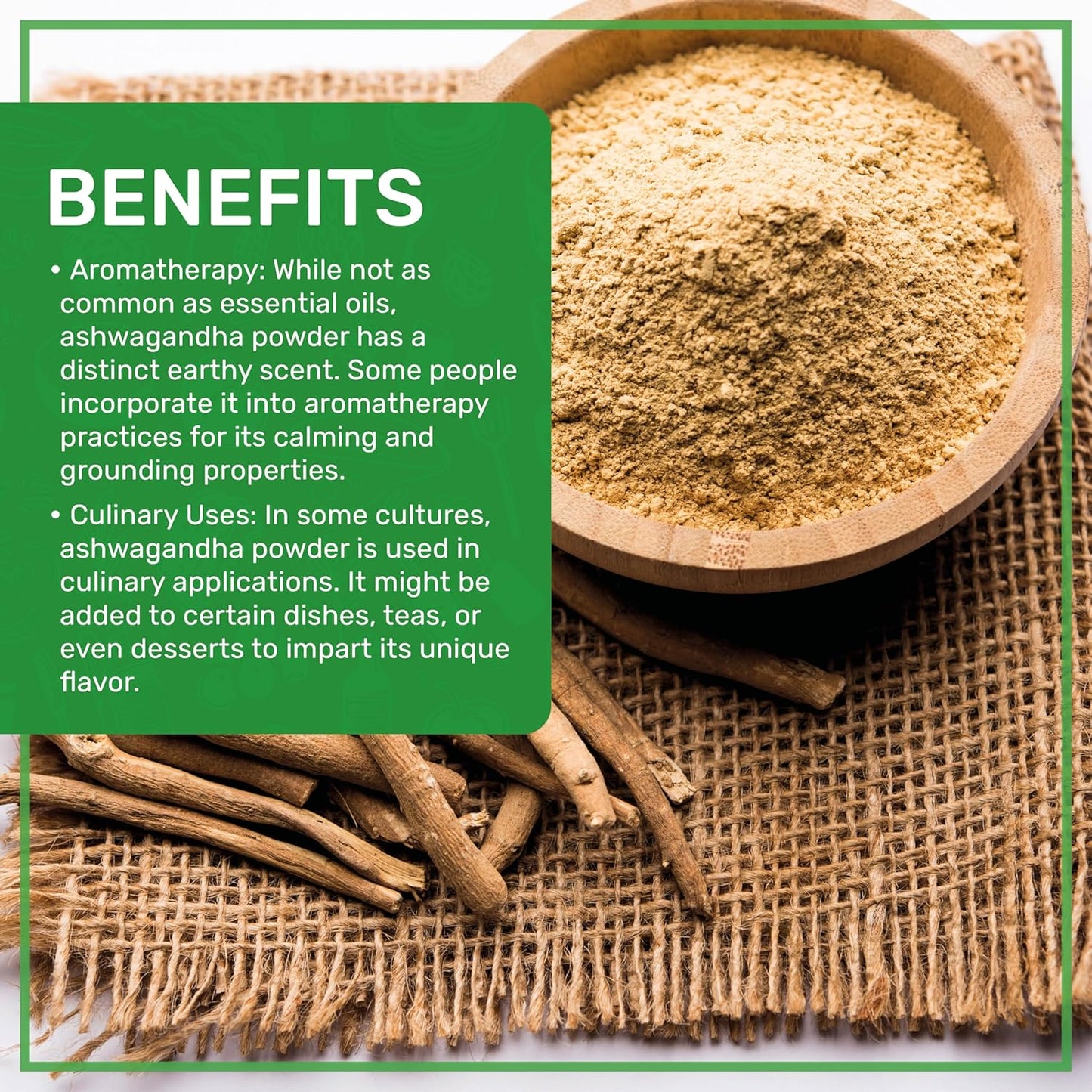 Organic Ashwagandha Root Powder 1.25lb (20oz) - Raw, Pure, Non-GMO, Lab Tested by Jiva Organics
