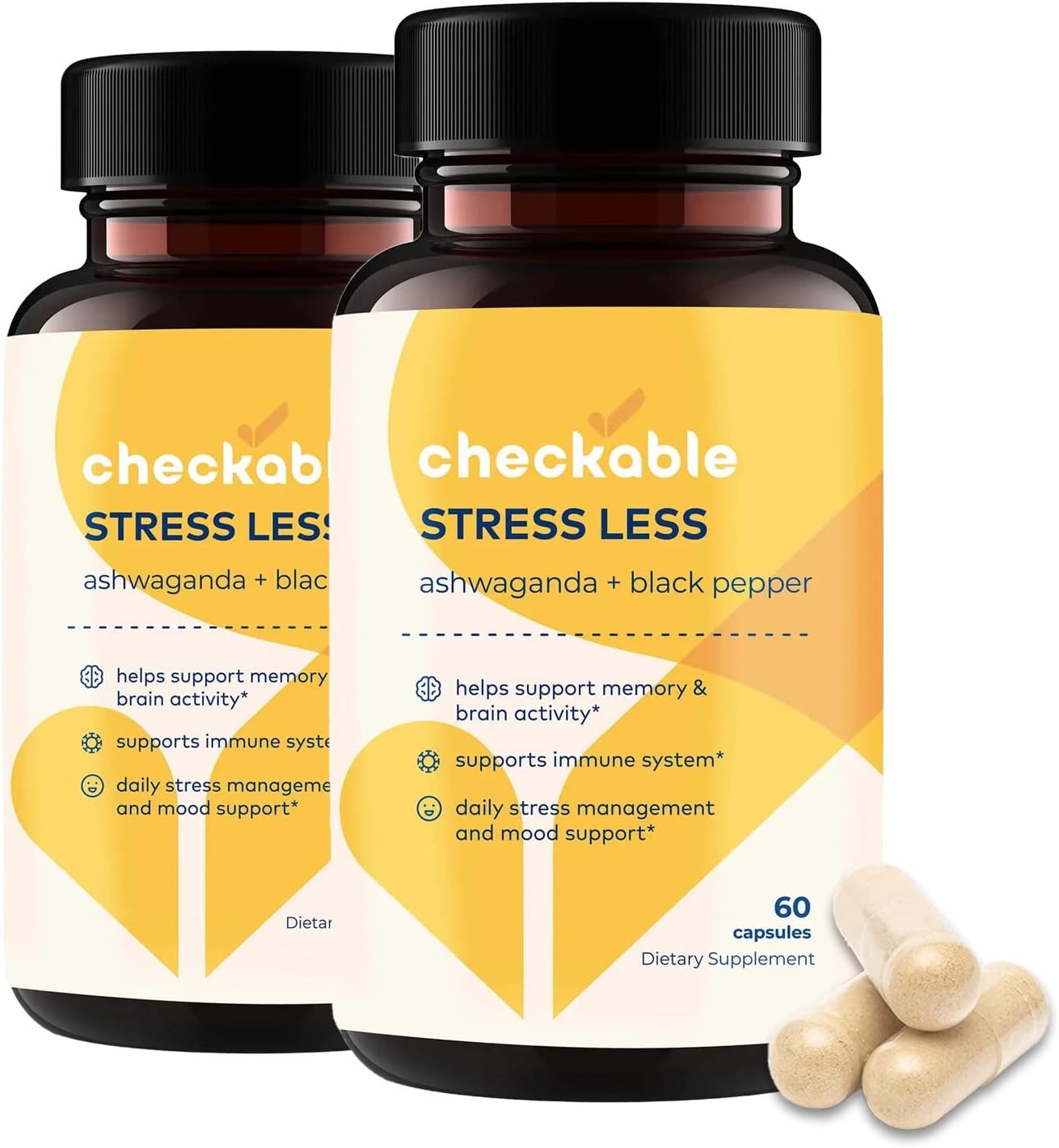 Organic Ashwagandha Supplements for Mood, Immune Health, Memory, and Focus - Checkable Medical Checkable® - 1310mg - 120 Capsules - BoostGo Australia