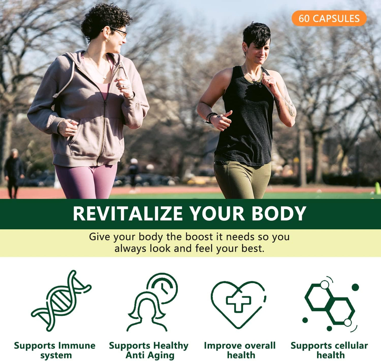 Organic Astragalus Root Extract Capsules with Schisandra Berries & American Ginseng - Immune Support & Anti-Aging Antioxidants - Made in USA