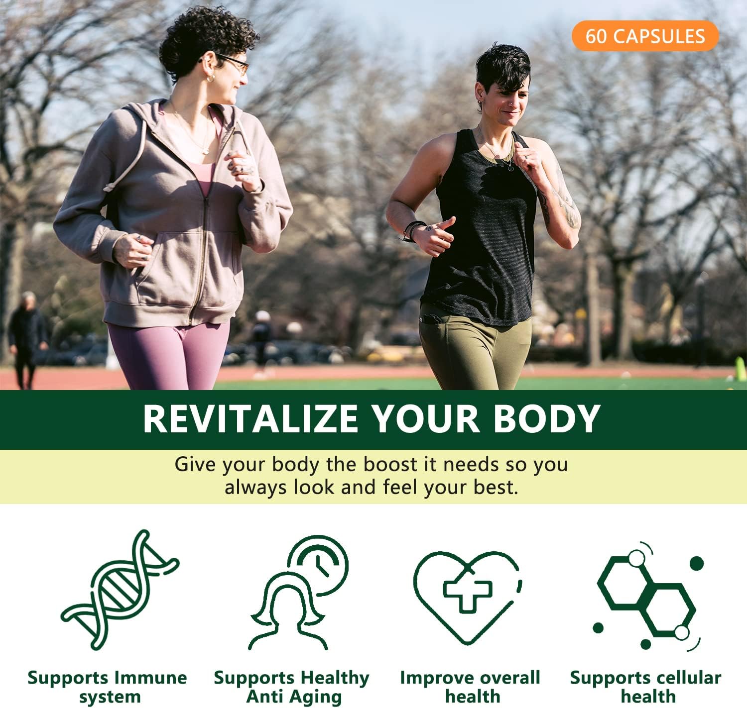 Organic Astragalus Root Extract Capsules with Schisandra Berries & American Ginseng - Immune Support & Anti-Aging Antioxidants - Made in USA