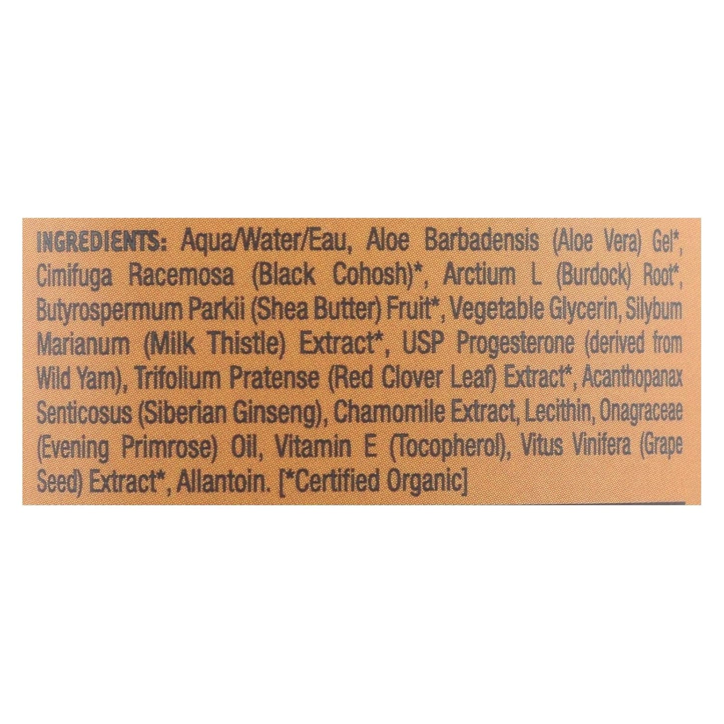 Organic Balance Plus Therapy Progesterone Cream with Phytoestrogens - 3 oz (Pack of 2)