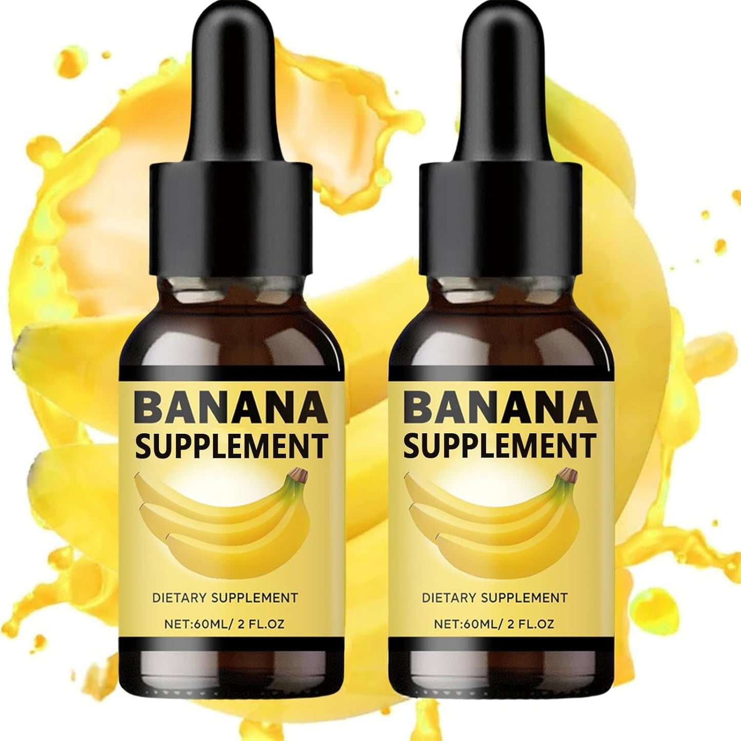 Organic Banana Liquid Extract Supplement for Men and Women - 1 Bottle