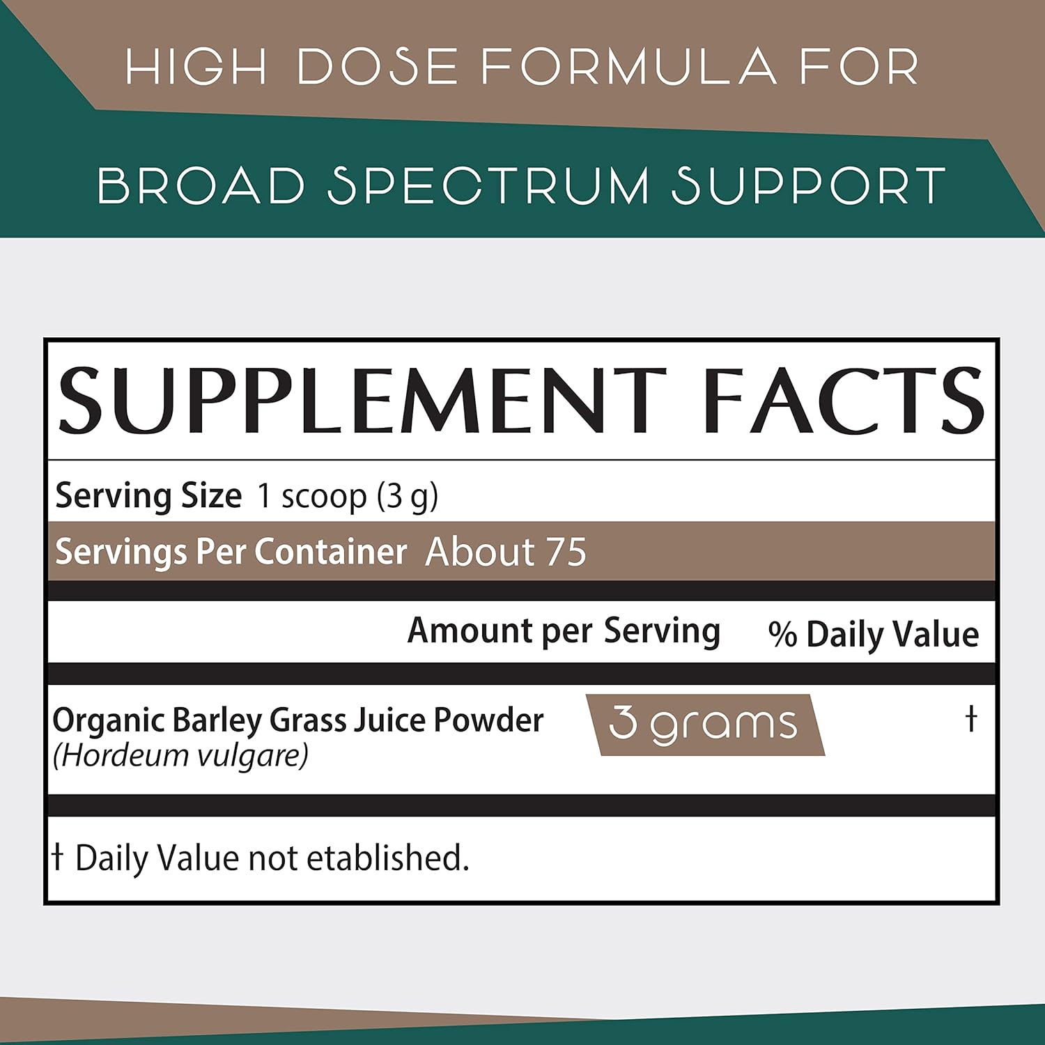 Organic Barley Grass Juice Powder - Detox Extract, Raw Utah Grown, Wheatgrass Complement - USA Made, Gluten-Free, Additive-Free - 8 oz