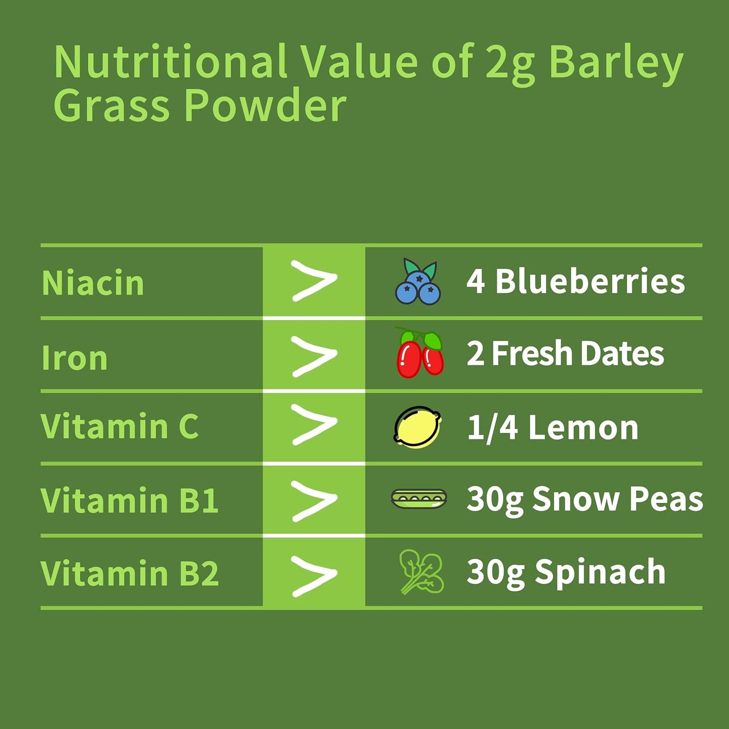 Organic Barley Grass Juice Powder 11 oz - Pure Wheatgrass Powder, Vegan, No Maltodextrin or Sugar - Hudetex