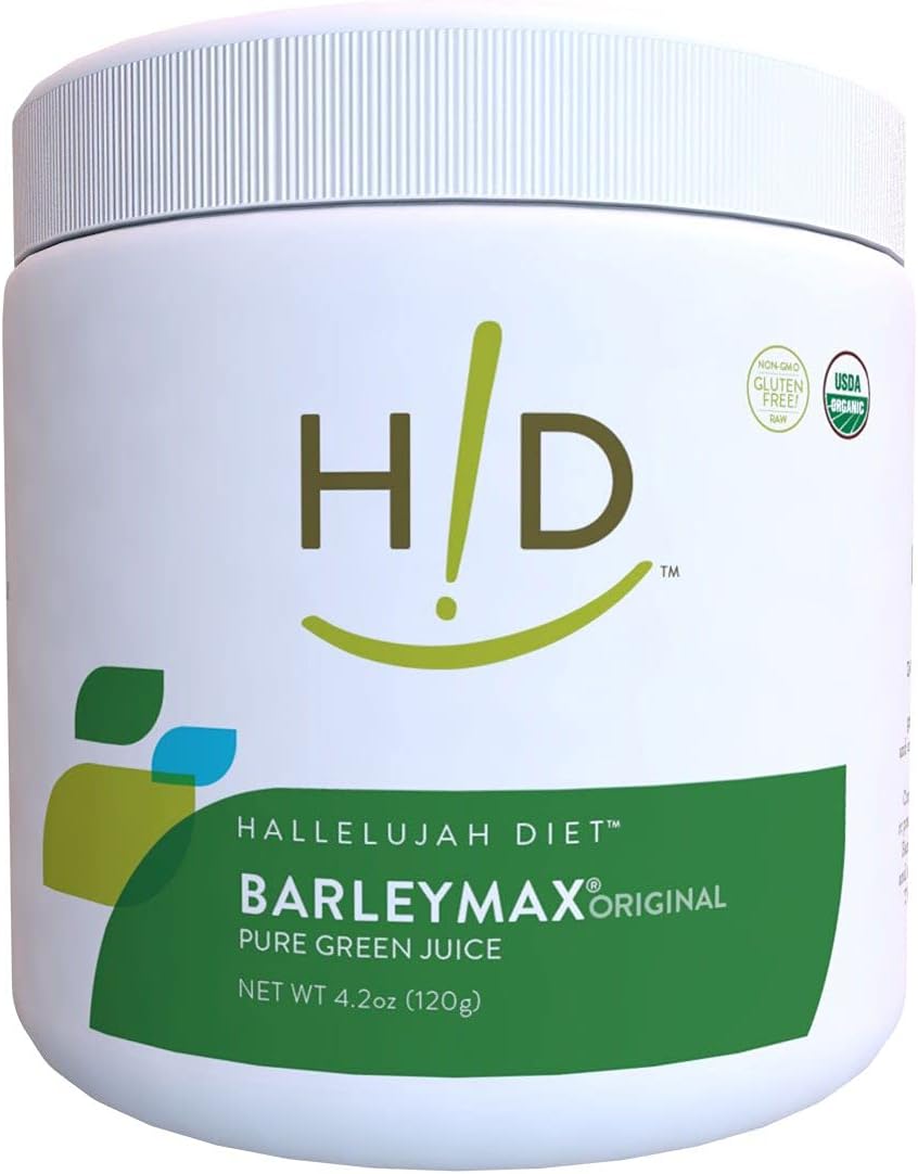 Organic BarleyMax Juice Powder - Original Blend of Barley and Alfalfa Grass, 4.2oz (30 Day Supply)
