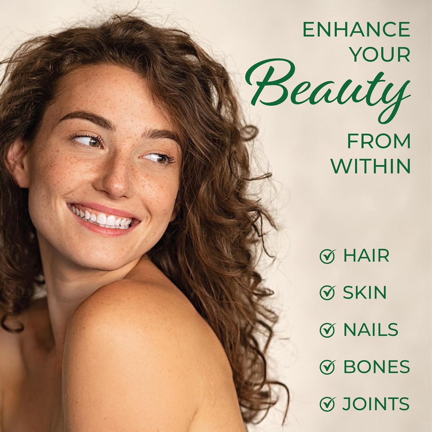 Organic Beauty Pack with Collagen, Greens, and Irish Sea Moss for Skin, Hair, Nails, and Joints - Ultimate Beauty Support Gift (Pack of 2)