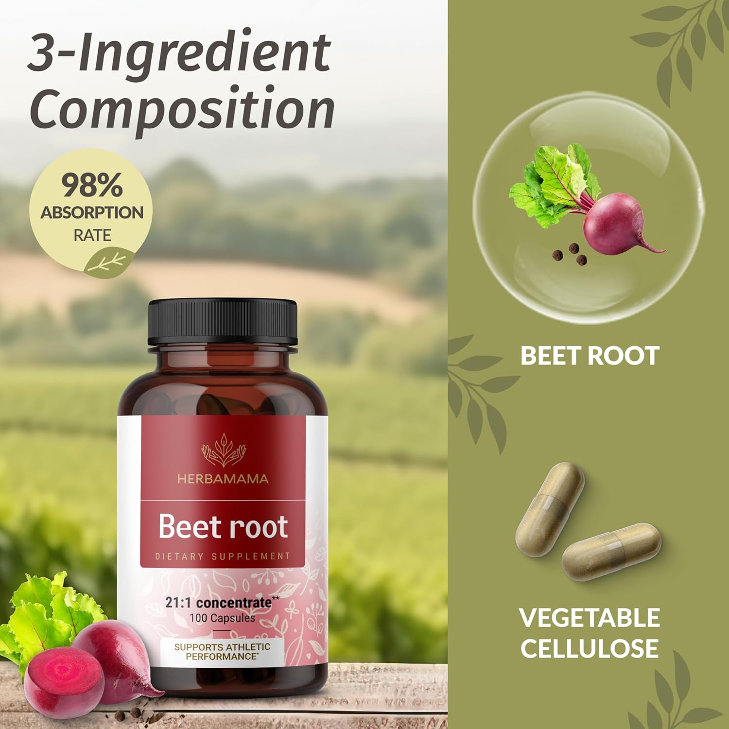 Organic Beet Root and Turmeric Tincture Bundle - 2 Pack of 21:1 Concentrate with Black Pepper - Vegan, Non-GMO, Sugar & Alcohol-Free
