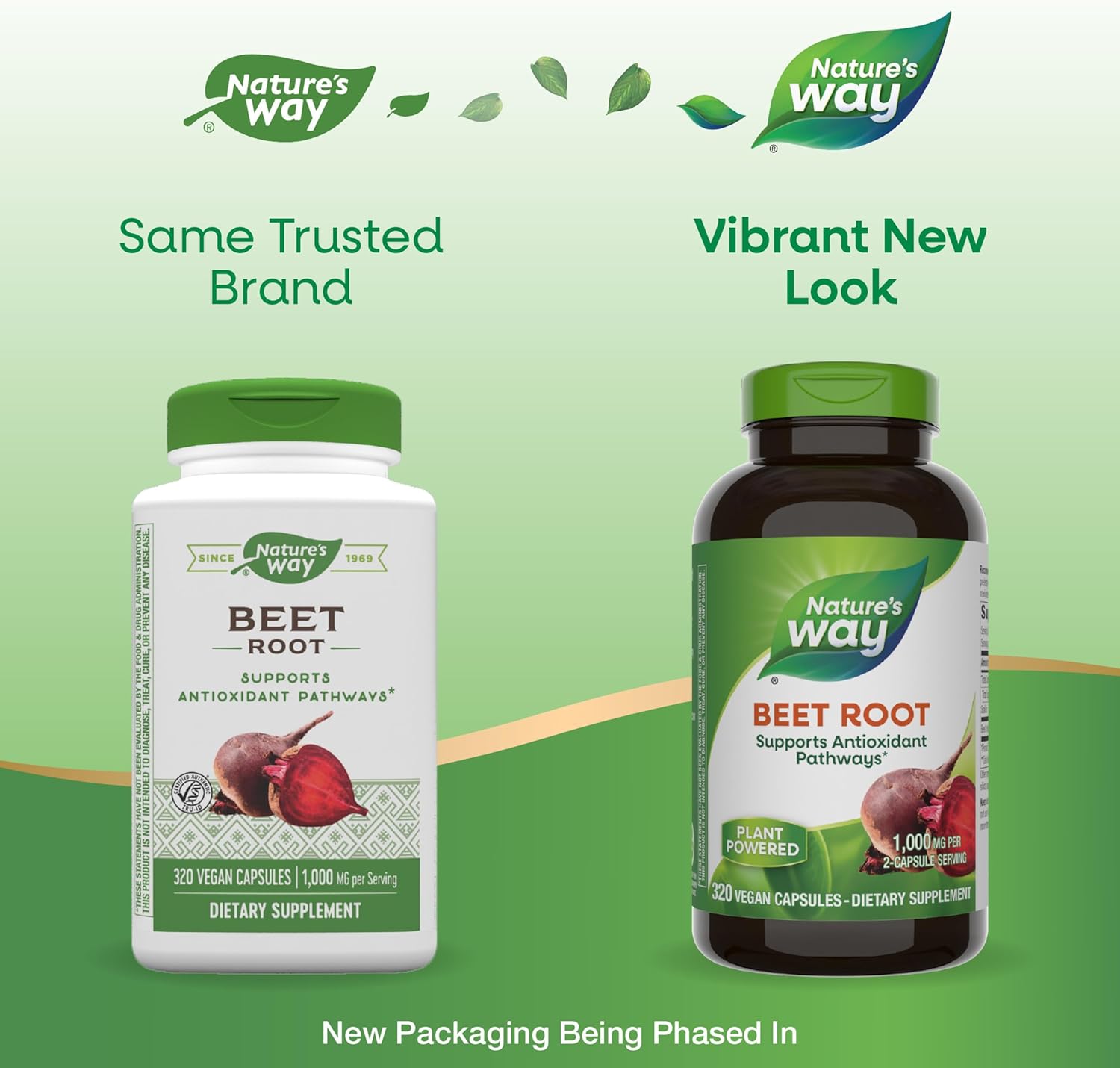 Organic Beet Root Capsules - 1,000 mg per Serving - Antioxidant Support - Vegan - 320 Capsules