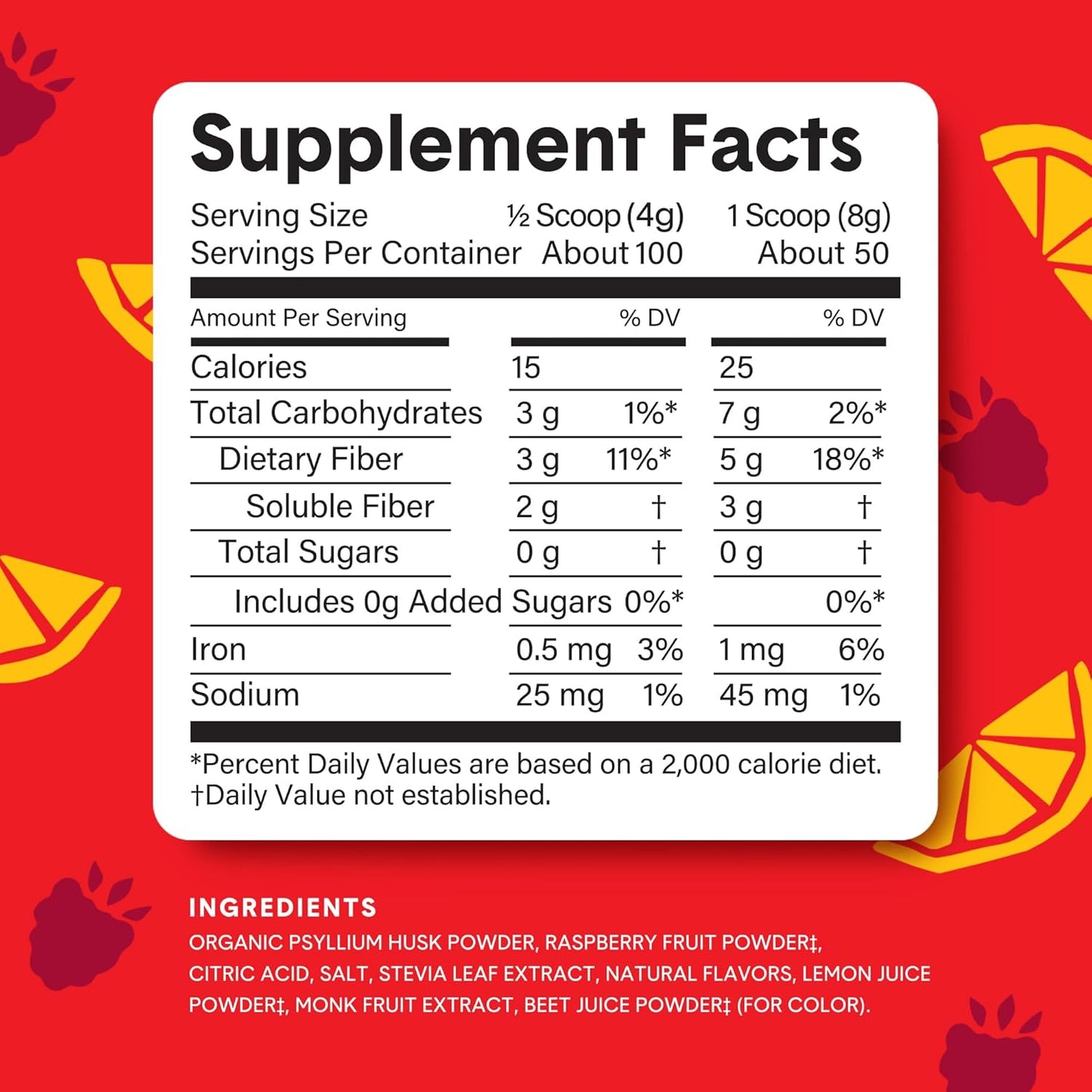 Organic Bellway Super Fiber Powder with Fruit (3 Pack) - Sugar-Free Psyllium Husk Supplement for Gut Health, Regularity, Bloating Relief - Non-GMO, Plant-Based Raspberry Lemon Flavor (150 Servings)