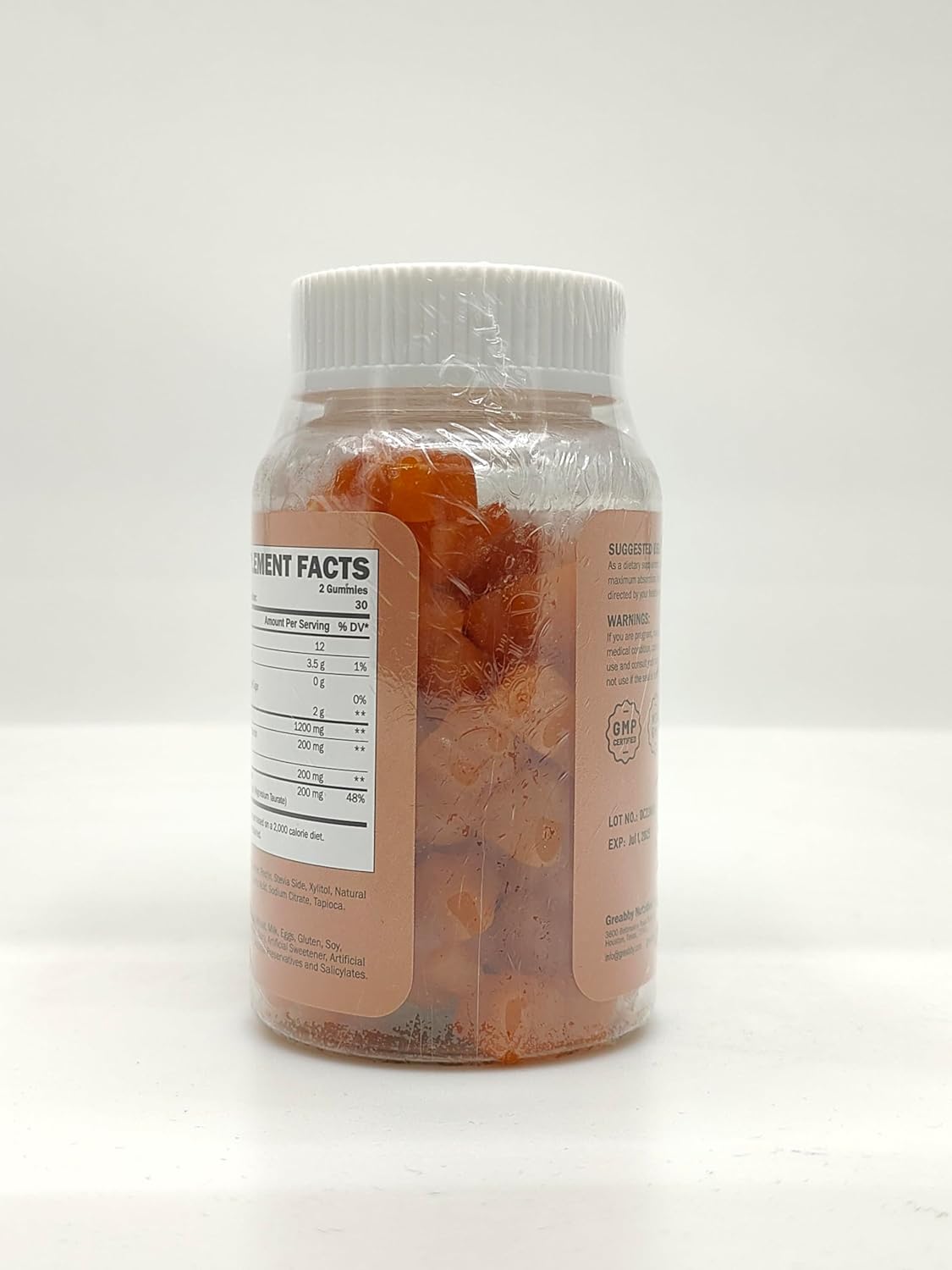 Organic Berberine HCL Gummies with Ceylon Cinnamon - Immune Support & Sugar Free - 120 Gummies, 1200mg