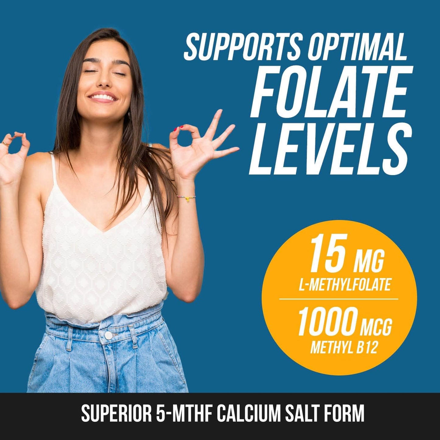 Organic Berry Flavored Liquid Sublingual L Methyl Folate 15mg + Methyl B12 - Professional Strength 5-MTHF Form for Mood, Cognition, Homocysteine - 2 Pack 1oz