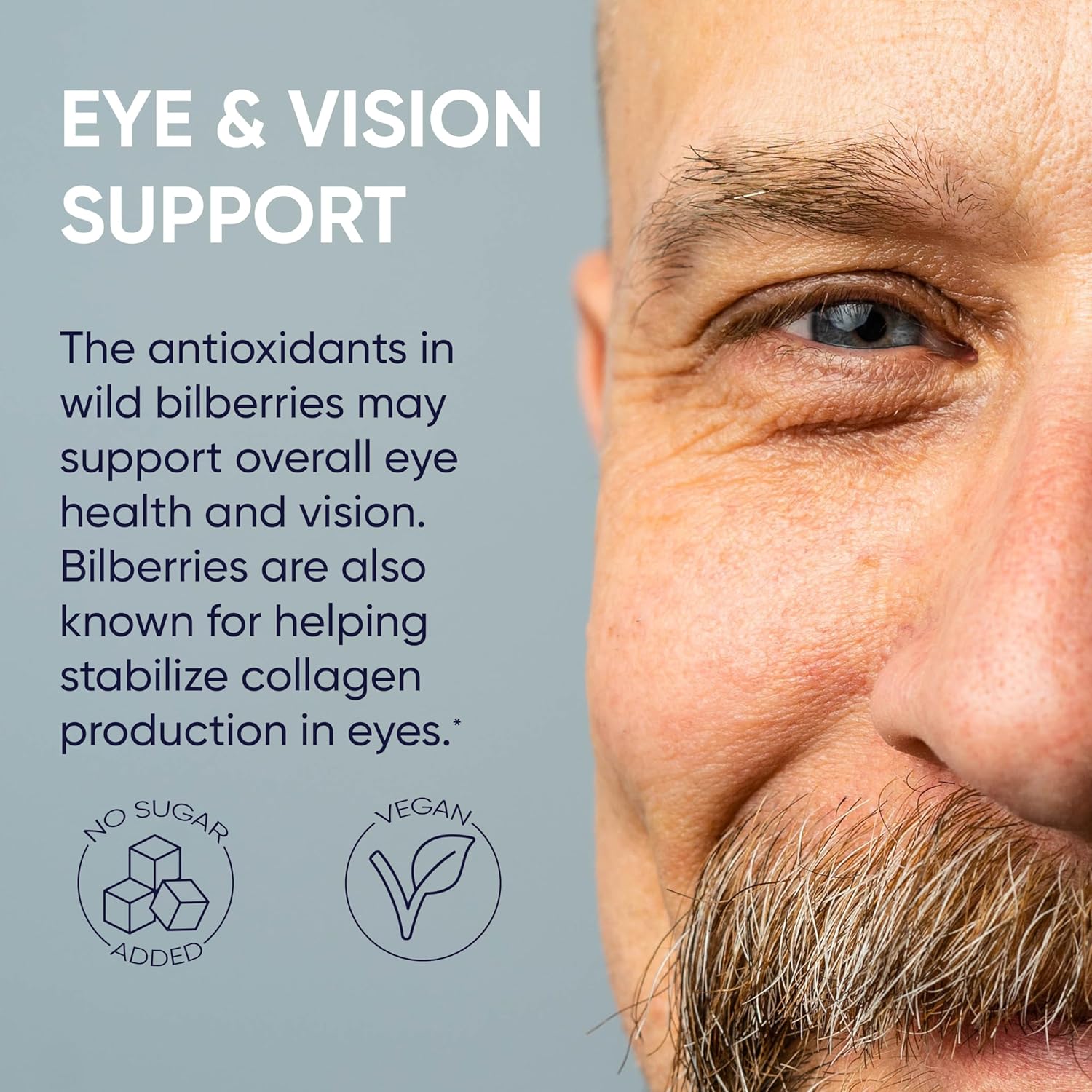 Organic Bilberry Extract for Eyes + Raw Shilajit & Tongkat Ali Powders - Eye Health & Wellness Bundle