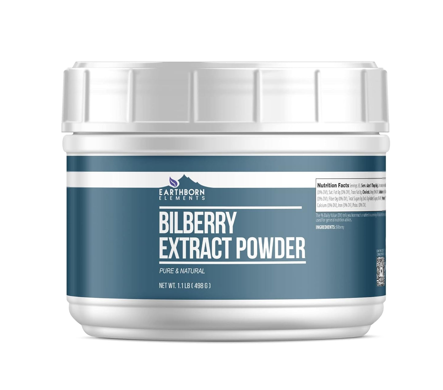 Organic Bilberry Extract Powder 1.1 lb - Pure & Natural Superfood for Smoothies & Shakes
