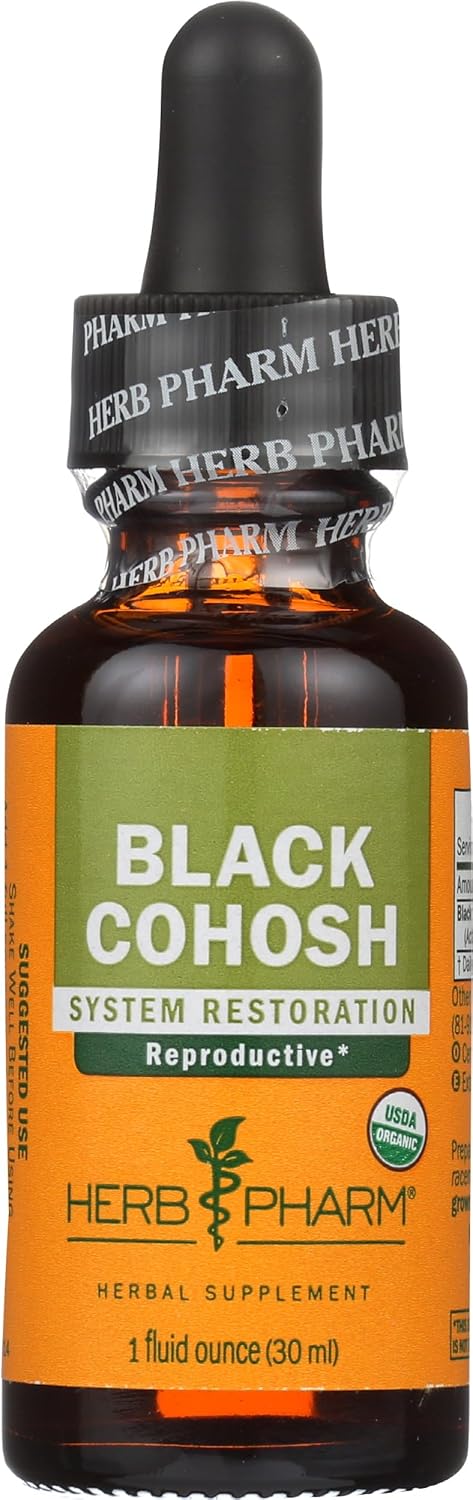 Organic Black Cohosh Extract by HERB PHARM - 1 Fluid Ounce