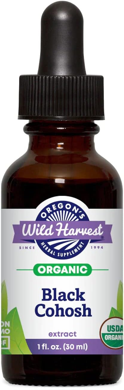 Organic Black Cohosh Extract by Oregon's Wild Harvest - 1 Fluid Ounce, 1:1 Ratio