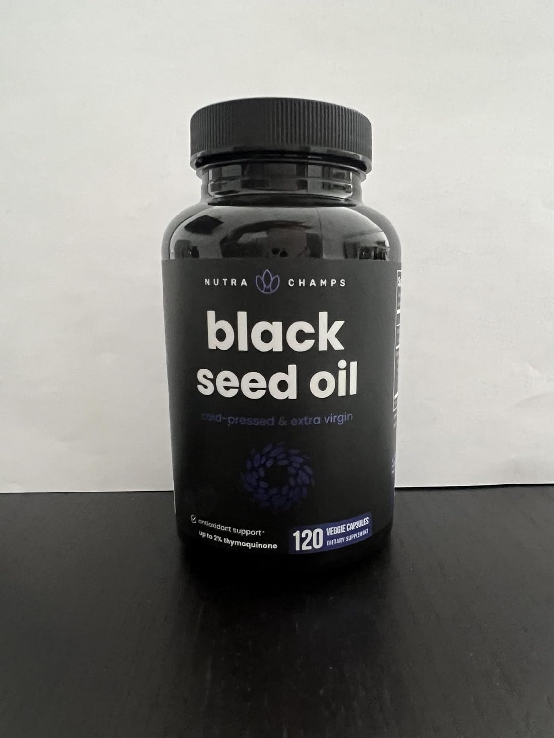 Organic Black Cumin Seed Oil Capsules - 120 Vegan Softgels, 1400mg Per Serving, Cold Pressed Nigella Sativa Pills with Thymoquinone & Vitamin E - Omega 3 6 9 Rich