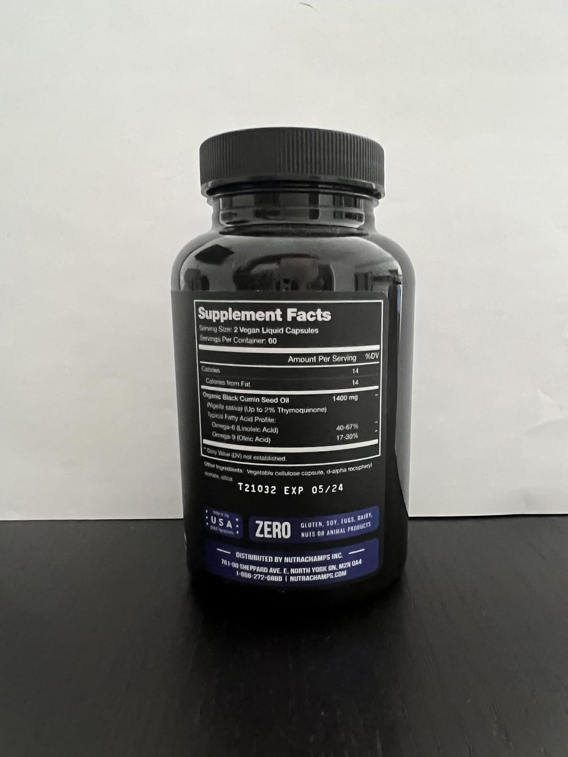 Organic Black Cumin Seed Oil Capsules - 120 Vegan Softgels, 1400mg Per Serving, Cold Pressed Nigella Sativa Pills with Thymoquinone & Vitamin E - Omega 3 6 9 Rich