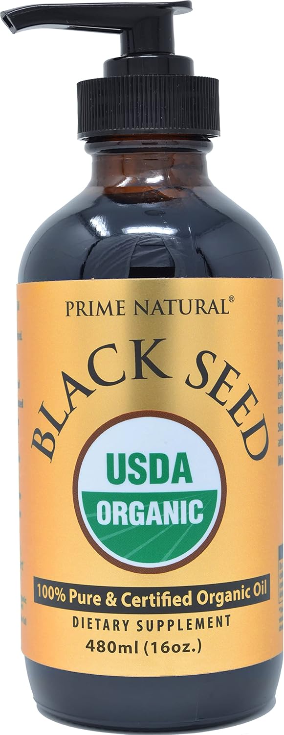 Organic Black Seed Oil and Castor Oil Bundle - USDA Certified, Cold Pressed, Virgin, Unrefined, Vegan, Preservative-Free - BoostGo Australia