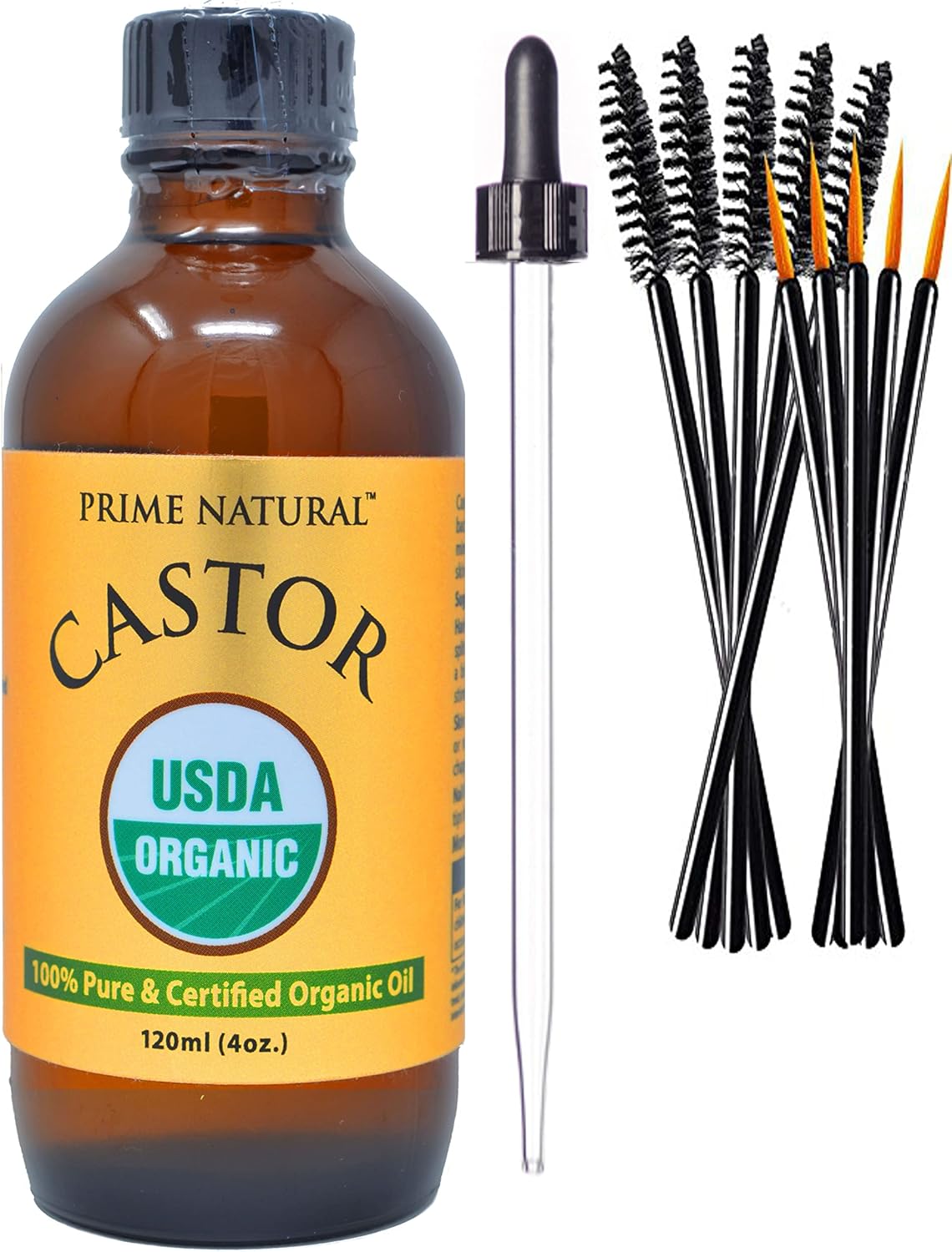 Organic Black Seed Oil and Castor Oil Bundle - USDA Certified, Cold Pressed, Virgin, Unrefined, Vegan, Preservative-Free - BoostGo Australia
