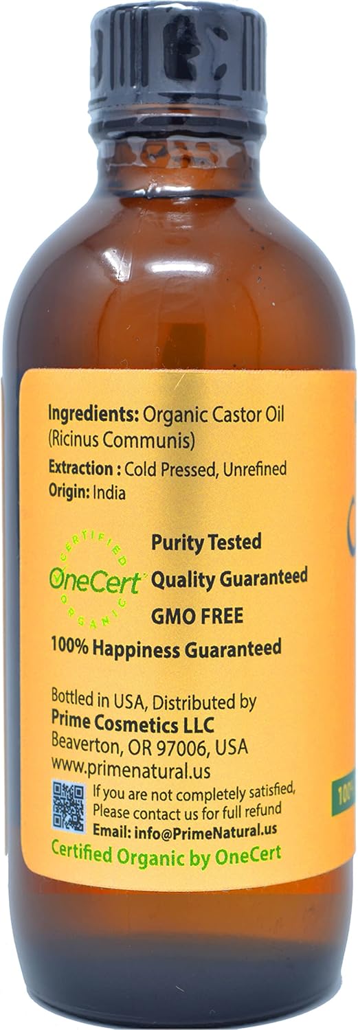 Organic Black Seed Oil and Castor Oil Bundle - USDA Certified, Cold Pressed, Virgin, Unrefined, Vegan, Preservative-Free - BoostGo Australia