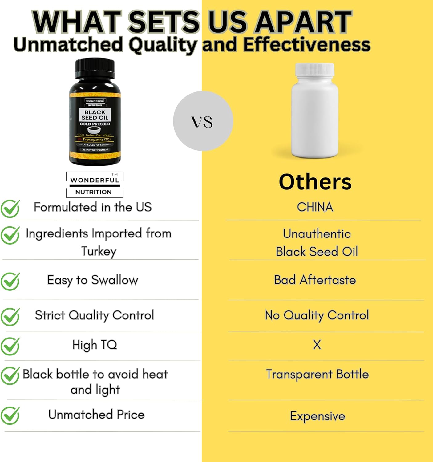 Organic Black Seed Oil Softgels - 120ct, 1000mg/Serving, Cold Pressed, High Thymoquinone - Supports Health, Hair, Skin & Nails