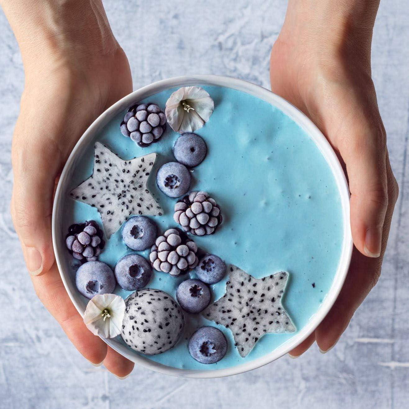 Organic Blue Spirulina Powder Superfood Supplement, 16oz - Vegan, Non GMO, Gluten-Free, Dairy-Free - Brilliant Blue Food Coloring - Pure Water Extracted